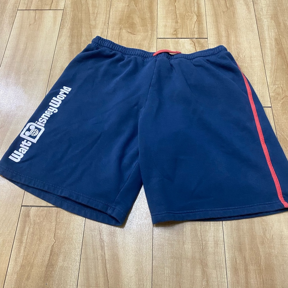Walt Disney World Parks Adult Large Navy Sweat Shorts